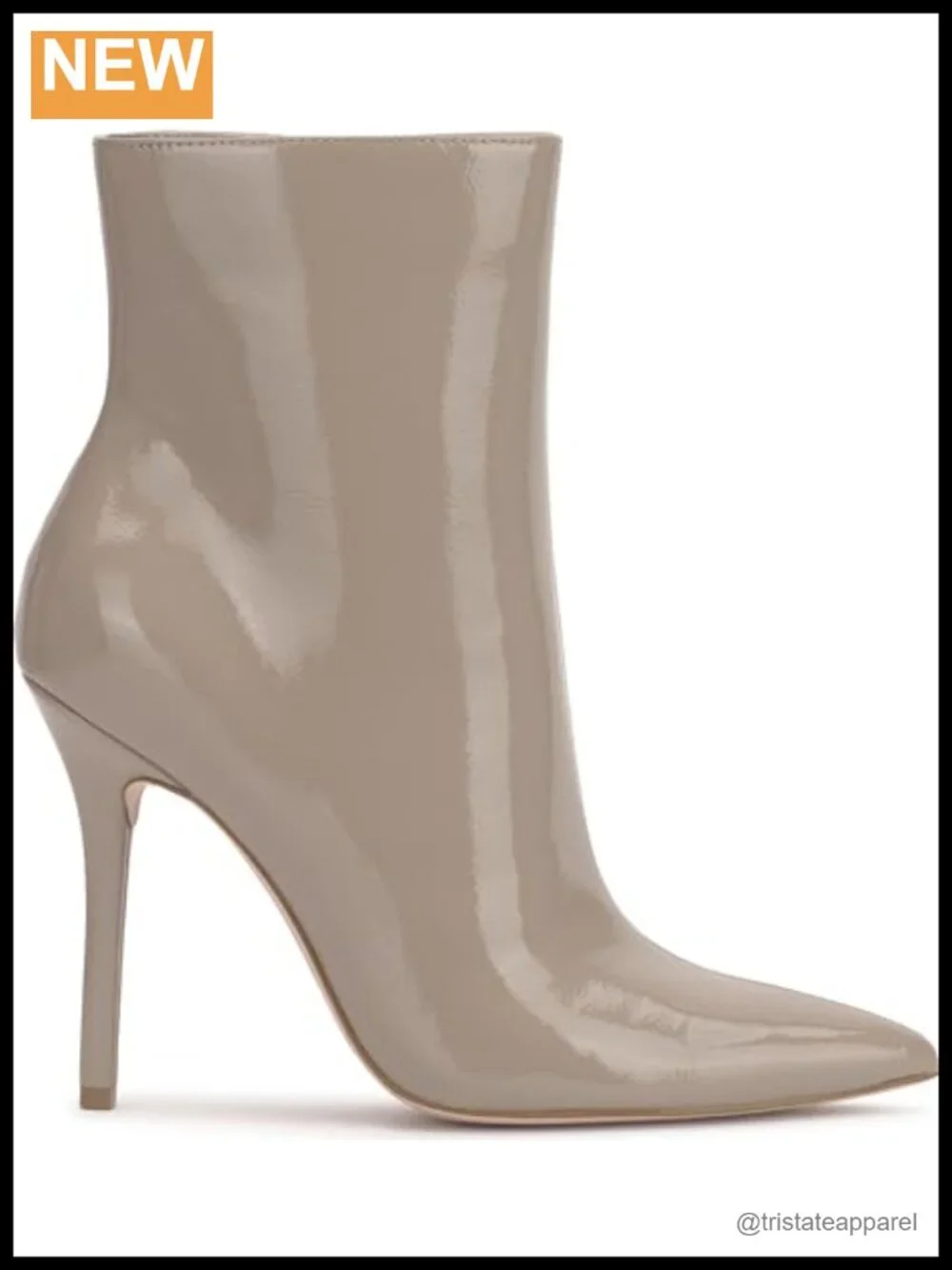 Jessica Simpson Women's Ankle Bootie - Faux Leather Stiletto Heel Pointed Toe